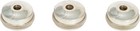 Bach Heavy Bottom Valve Caps For Trumpet Gold-plated - Set Of Three