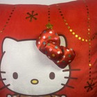 Hello Kitty Golden Christmas Gingerbread Dress Decorative Pillow Sanrio Rare New