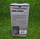 Stealthcam 2-in-1 Stealth Solar Power Panel rechargeable Battery Pack - Stc-solp