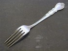 Vtg Rogers Old Charleston Sterling 7       Fork 1951 International Silver 925 Solid