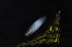 Large Ancient Central Asian Bactrian Banded Agate Stone Dzi Bead