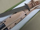 Reproduction Ww2 Swi 1943 M3 Trench Knife W  M6 Leather Scabbard