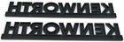 Fits Kenworth Hood Emblem Badge Logo Set
