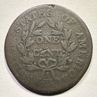 1802 Draped Bust Large Cent Stemless Reverse Variety Early Copper Nice Surface