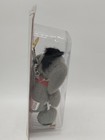 2004 Pez Party Animals Plush Fuzzy Donkey Candy Dispenser keychain