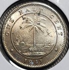 1941 Liberia 1 2 Half Cent Coin