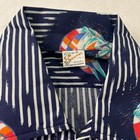 Florida Sunwear Inc  Mens Cabana Set Large Blue Boats Pool Party Shirt Shorts