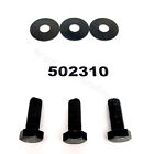 King Kutter Finish Mower Blade Mounting Bolt Kit 502310  3 Bolts   3 Washers 