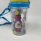Vintage Barney The Purple Dinosaur Child s 12 Oz Canteen Pop Up Straw Nos 1992