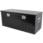 44 x18 x18  Black Aluminum Storage Tool Box W 2x Lift Air Rod Wholesale