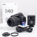 Nikon D40 Digital Slr Camera W  18-55mm Vr Lens   Accessories  tested   Works   