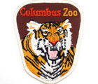Columbus Zoo Patch Vintage Embroidered Tiger Wildlife Souvenir Sew On
