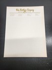 Price Brothers Company Pricewise Systems Blank Vintage Graph Pad