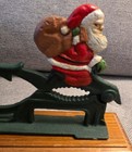 Vintage Cast Iron Santa Nutcracker Midwest Importers Cannon Falls Made In Taiwan