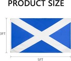 Scottish Flags For Outside 3x5 Scotland Flag Outdoor Vivid Color Fade Resistant