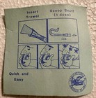 Vintage Snuff Spoon Glass 1970   s Janus Industries