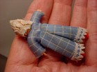 Vintage Miniature Dollhouse German Caco Girl Doll 2-1 4 