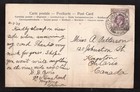 Greetings From Hong Kong 1908 Four Stamps On Postcard To Canada