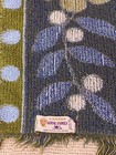 Cannon Royal Family Vintage Bath Towel 100  Cotton Floral Green Blue Damaged