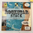 Partial Scrapbook Sheets 36 Pages In Each Rockstar Enroute Foil Patterned Paper
