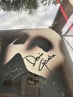 Phantom Of The Opera Signed By Cast - Window Card   Poster  Davis Gaines