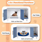 Cat Hidden Washroom 35 8  x20   Pet Cat Litter Box Enclosure House W scratch Pad