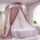 Double Layer Mosquito Net Princess Canopy Bed