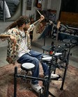 Donner Ded-200 Electric Drum Set 8  Quiet Mesh Pad 450 Sound 31 Drum Kit 50 Demo