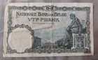 1925 Belgium 5 Cinq Francs P-93  Better Date Antique Money World Note Free Ship 