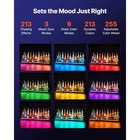Uimoso Led Illuminated 3-tier Liquor Bottle Display Shelf 48-inch Acrylic Design