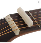 New 1set String Guitar Bone Guitar Bridge Pins Nut Ivory Acoustic Guitar Bridge 