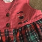 Vintage Oshkosh Bgosh Bubble Romper Usa Made  3-6 Months Plaid Baby