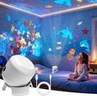 Dynamic Rotating Led Projector Lights Ocean Scene Rotating Night Lamp For Kids
