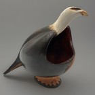 Stella Loretto Jemez Pueblo Eagle Pottery Sculpture 10    Signed Native American