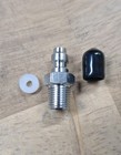Male Foster Fitting 8mm With M10  1 Male Threads  Stainless Steel 