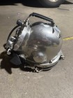 Kirby Morgan Km 37-ss Metal Diving Helmet W  Faceplate   Hose Fittings Usn
