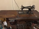 1920s Singer Treadle Sewing Machine In Original Cabinet