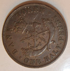 1854 Bank Of Upper Canada Half Penny Token Lot 108