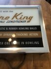 Vintage Bowling Sign Brunswick Sign Light Up Sign Luster King Amf Bowling Alley