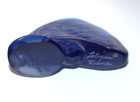 Lalique Crystal Blue Butterfly 2  Figurine  grand Nacre Butterfly Sapphire   box
