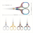 4pc Travel Craft Scissors Set For Sewing Embroidery Paper Cutting Knitting Steel
