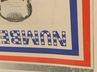 Number 1 Dick Nixon Vintage 1970 s Red White   Blue Anti War Poster -nice 