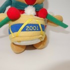 2001 Disney Store Winnie The Pooh Bear Drummer Boy Christmas Bean Plush