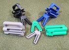 Fishing Pole Carrier  4 Spinning Rod Stand  Bait Caster Travel Handle Tote