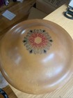 Vintage Art Deco Glass Painted Light Shade  Multi Color Stair Post Lamp Shade