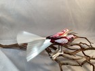 Vintage Mercury Glass Set Of Love Birds- One Clip- Rare