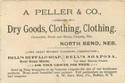 C1880s Bell s Buffalo Soap - Tambourine Girl - North Bend  Nebraska Trade Card