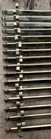 16 X 788mm Cast Brass Antique Stair Rods 32 Brackets The Best Quality Ever Made 
