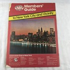 Vintage Aaa Members  Guide To New York City   Vicinity 1987 Maps Travel