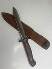 Antique Military Knife Remington 1916 Ww1 Era With Leather Sheath Rare Find Usa